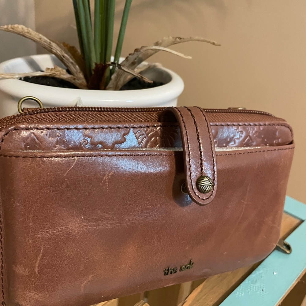 The Sak Brown Leather Crossbody Bag (NWOT) - Picture 2 of 4